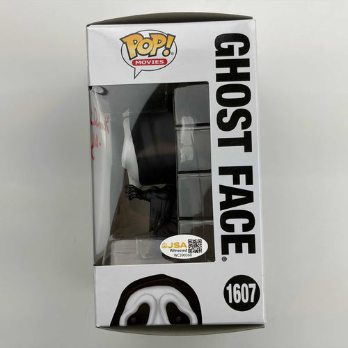 Autographed/Signed Skeet Ulrich Inscribed Billy Ghostface Scream Funko Pop #1607 Movie Figurine Toy JSA COA