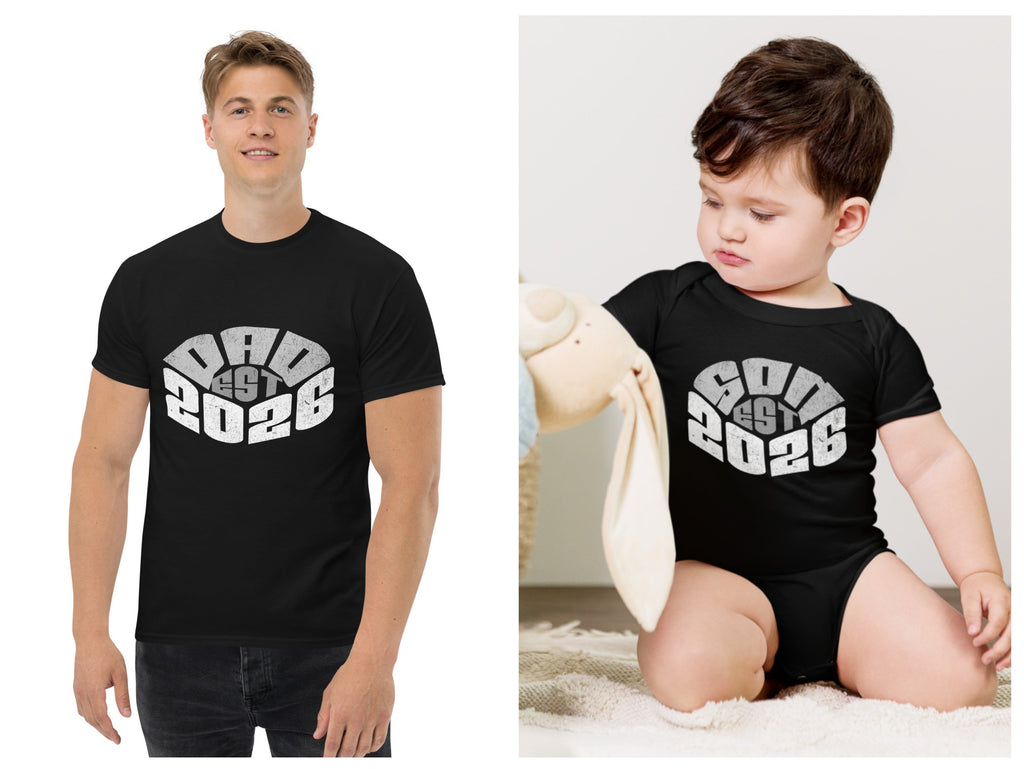 Father and Son Matching Tshirt Bundle Set